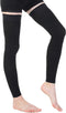Ztl Thigh High Compression Stockings, 30-40 mmHg, Footless for Women and Men