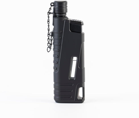 Mini Camping Torch Lighter, Portable Flexible Wand with Telescoping Burner Head, Windproof Jet Flame for Outdoor