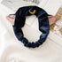 Ziper Cute Cat Usagi Moon Cosmetic Hairband - Shower Headband, Blue