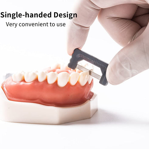 Dental IPR Strip System, 10 Pcs Orthodontic Interproximal Reduction Enamel Kits, Multi-Colored