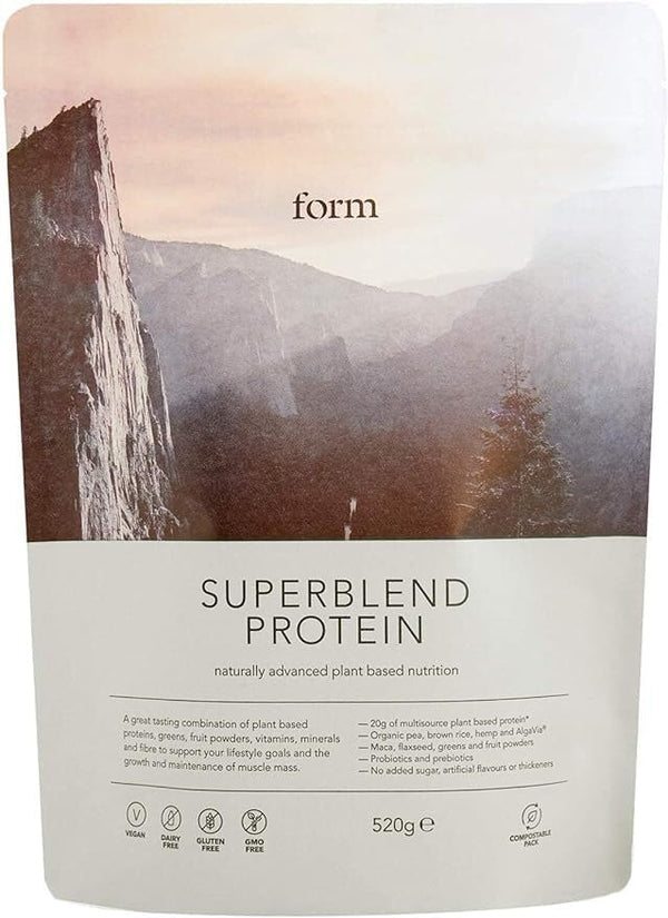 Form Superblend Protein, Vegan Protein Powder with Superfoods, Vitamins and Minerals, Chocolate Peanut