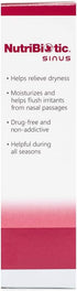 NutriBiotic Nasal Spray, 1 Fl Oz, Nasal Lubricant with Grapefruit Seed Extract, Drug-Free & Non-Medicated