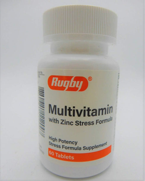 MULTIVITAMIN with ZINC Stress Formula - 60CT Pack for Daily Nutritional Support.