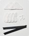 Baffect Adjustable Magnetic Window Cleaner Refill - 10 Sets Replacement Pads and Blades for Triangle Sponge
