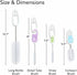 O2ktb Set, 4 Pack Bottle & Cup Detailing Brush Durable Cleaning Brushes for Bottles, Tumblers, Cups, Water Bottles
