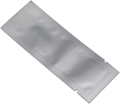 MITOB 500 Pack 1.57x5.5 inch 1.18x5.1 inch) Packets (Inside Size Heat Seal Sample Pouch Thickened Mylar Foil Bag