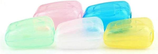 5Pcs Random Color Toothbrush Head Case Portable Travel Box Tube for Toothbrushes Protector
