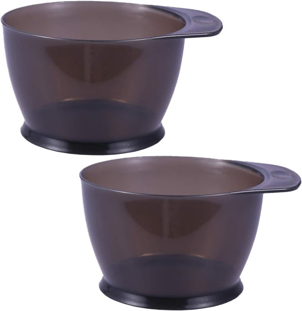 Lurrose 2Pcs Hair Color Bowl, Plastic Color Mixing Tint Bowls for DIY Hairdressing