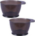 Lurrose 2Pcs Hair Color Bowl, Plastic Color Mixing Tint Bowls for DIY Hairdressing