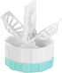 Sibba 5 Pieces Contact Lens Washer Cleaner, Lens Cleaning Container for Everyday Use, Travel Home Storage Kit