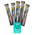 Euro-Tech Toothbrush Pack of 5 with Bonus Charcoal Type