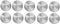 Panasonic Cr2016 3v Lithium Battery 2pack X (5pcs) =10 Single Use Batteries