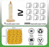 Reusable Paperless Paper Towels, 25 Pack, Washable Cotton Cloth Roll for Kitchen, 10”x10” with Cardboard Roll