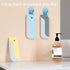 2 Pack Mini Squeegee, Small Kitchen Countertop Soft Glass Cleaner for Bathroom Mirrors and Car Windows