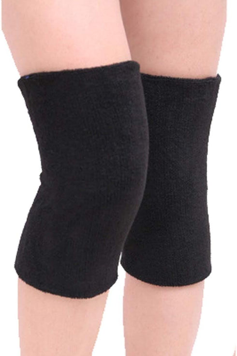1 Pair Women Men Elastic Knee Brace, Winter Thermal Soft Knee Pad Support for Joint Pain, Arthritis Pain Relief