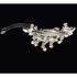 Luxury Hair Barrettes - Flower Tassel Design Rhinestone Hairpin, Crystal Hair Clip for Women Girls, Champagne