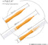 Portable Interdental Brush, 10PCS/Box for Traveling, 0.4-1.5MM Tooth Flossing Head Oral Dental Brush Tool