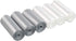 1.5 Gallon Small Trash Can Liners, Clear and Grey Plastic Garbage Bags, 150 Counts (6 Rolls)