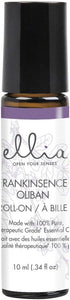 Ellia Frankincense Essential Oil Roll-On, 10ml, 100% Pure, Therapeutic Grade, Clear