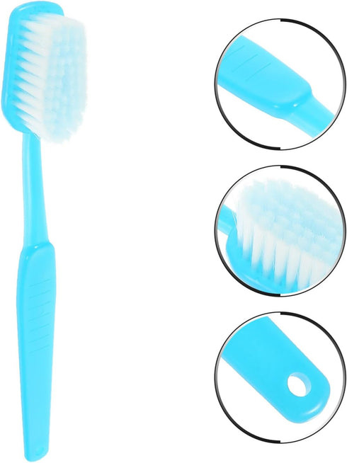 Toyvian Big Toothbrush, Giant Prop for Halloween Comedy Party Favors, Oversized Sky-Blue Toothbrush Toy