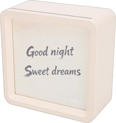 Swokely White Noise Sound Machine Warm White Night Light Wireless Speaker Rechargeable Sound