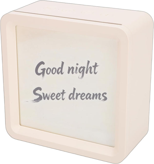 Swokely White Noise Sound Machine Warm White Night Light Wireless Speaker Rechargeable Sound
