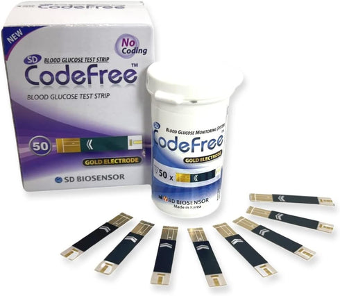 SD Biosensor 100 Strips for Codefree Blood Glucose Monitor/Testing Kit, Yes - I Have Diabetes