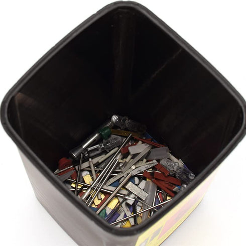 TorSor 2 Pack (2PCS) Sharps Container Blade Disposal Containers Tattoo Syringe Needle Trash Can Case Barber Razor
