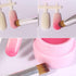 SILPECWEE 3Pcs Ombre Nail Brush Set, Double-Head Sponge Pen with 4 Replaceable Acrylic Brushes