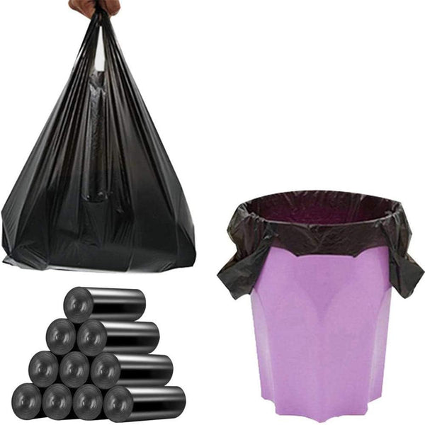 IPLUS Tall Kitchen Drawstring Trash Bags, 7-8 Gallon, 100 Count (Black)