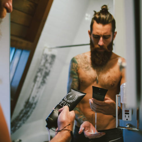 ZEUS Beard Conditioner Wash - Green Tea & Natural Ingredients to Cleanse & Soften Beard, MADE IN USA (Verbena Lime) 8
