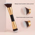 Face Foundation Brush, 2in1 Double Ended Makeup Brushes for Blush, Loose Powder, Liquid, and Cream Cosmetics