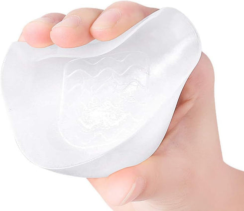 Invisible Height Increase Elevators Heels Cushion Insole, Heal Dry Cracked Heels & Protector, White, 2 cm