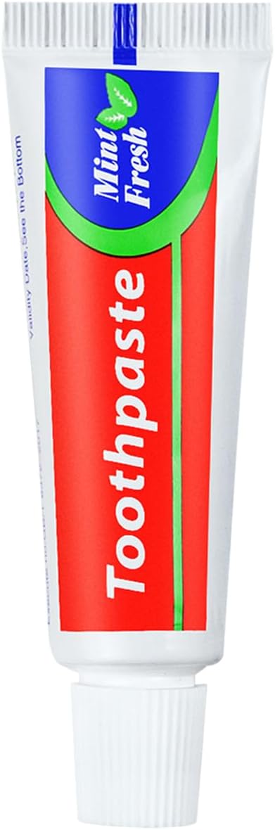 30 Tubes Miniature Travel Size Toothpaste, 0.88oz (25g) Peppermint Disposable Toothpaste for Hotel, Guests, Charity