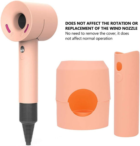 Quality Silicone Hair Dryer Protective Cover, 2mm Thickness, Dust Proof for Dyson Hair Dryer, Multiple Colors