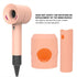 Silicone Hair Dryer Protective Cover for Dyson, Anti-Scratch Shockproof Dust Droof Travel Case Cover (Coral Orange)