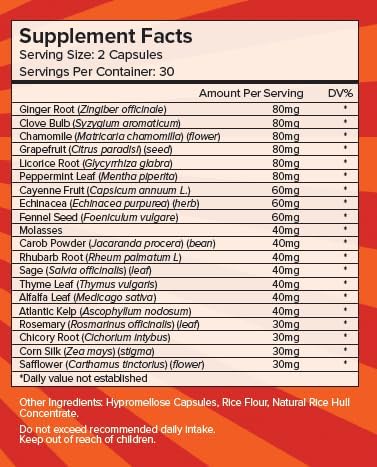 PCI Restore Herbal Remedy - All-Natural GI Detox, Dietary Supplement for Regularity, Developed by Dr. Omar Amin
