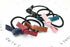 LOVEF 6 Pcs Simple Korean Elastic Double Knotted Bows Hair Band, Rubber Band for Girls Hair Accessories