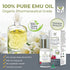 Y-Not Natural Ultra Pure Australian Emu Oil, Luxury Emu Oil 60 mL, Infused with Rose Wardia, Ultimate Moisturizer