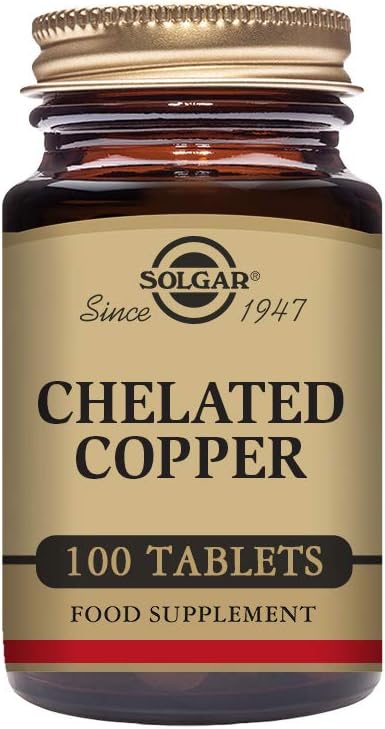 Solgar Chelated Copper Tablets - 100 Count