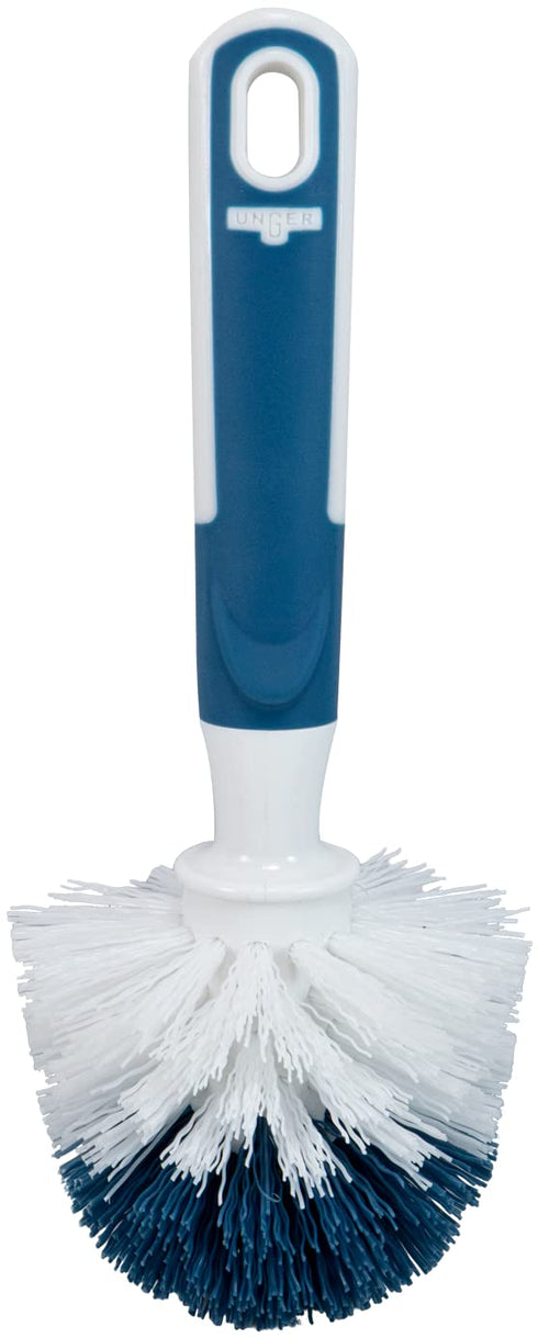 Unger Sink & Dish Scrub Brush - Kitchen Scrub Brush, Non-Scratch Bristles for Glassware, Pots, Pans, and Drains