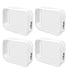 Wedama TSA Approved Toiletry Bag, 4 Pack Cosmetic Bags with Zipper for Travel Accessories