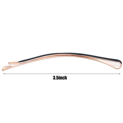 Yishenyishi Pack of 10 Curved Jumbo Bobby Pins, Hair Clips (Gray)