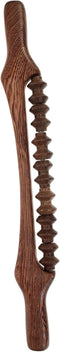 Healifty Wooden Roller Massager Back Massaging Tool for Muscle Relief Portable Sturdy