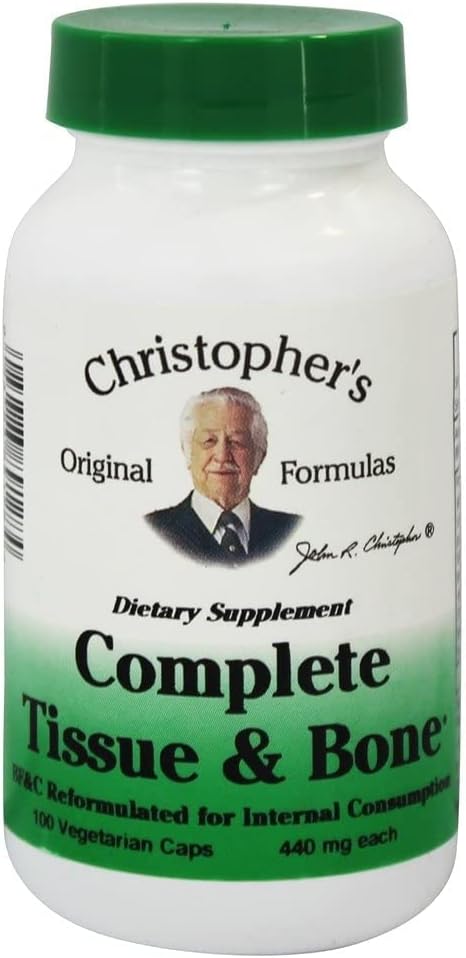 Complete Tissue and Bone Formula by Dr. Christopher | 100 VCaps | 440 MG Each