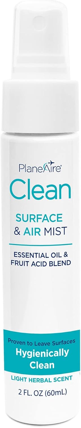 PlaneAire Clean | Travel Size Surface Cleaner and Air Freshener | All