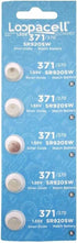 Watch Battery Button Cell (Pack of 5, 2X) - 371, 370, SR920SW, 1188SO, SR69, SP370, 1171SO, SP371, V371, V370, G64,