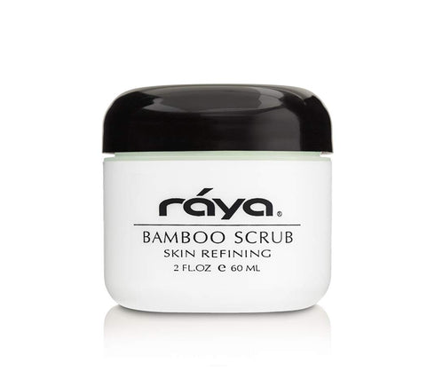 RAYA Bamboo Facial Scrub (R-125), Herbal Exfoliating Treatment for Dry Skin, Reduces Fine Lines