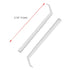 GARASANI Portable Disposable Plastic Curved Hook Toothpicks, Anti-Slip Handle Design, 300 Pcs