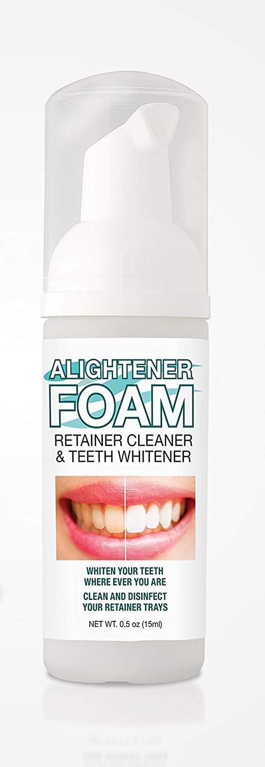 Alightener Foam - Whiten Your Teeth with Mouth Tray or Clear Dental Aligners, Mouth Trays Included